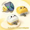 Cartoon Cat Auto Disconnect Adapter Auto Disconnect Charging Protector  Daily Commute