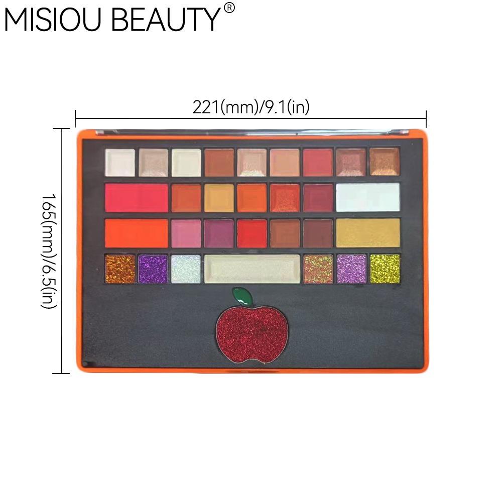 Misiou Beauty Earth -colored Pearl Matte Natural Flashes 30 Color Highlights High -light Repair Blush Eye Shadow Integrated Plate