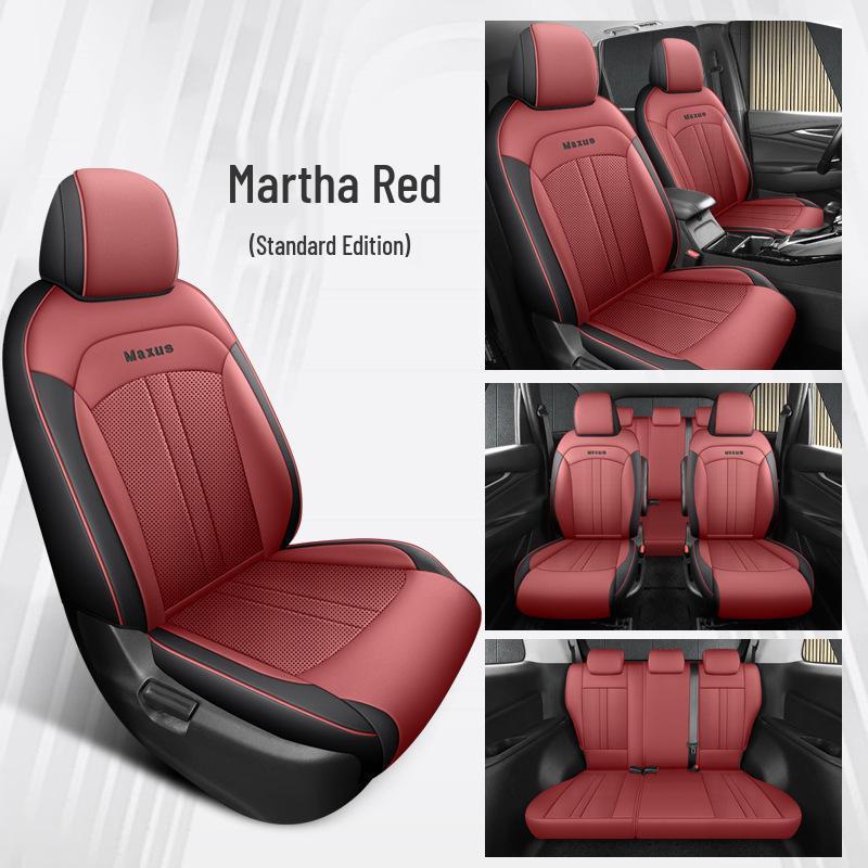 Чехол на сиденье из перфорированной кожи CYS SAIC MAXUS G10: Семиместный, Спортивный стиль, Всесезонный коврик.
