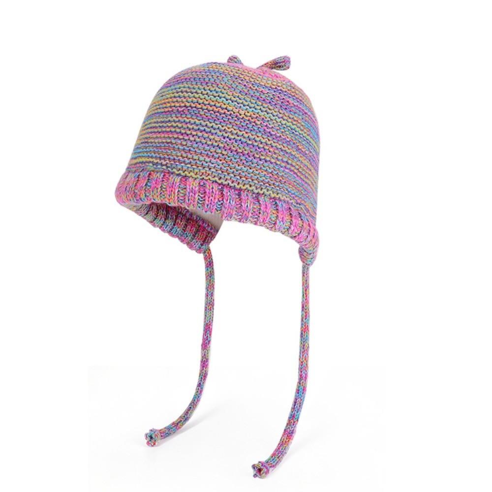 Ear Protection Kids Knit Hat Keep Warm Earmuffs Beanie Soft Beanie Hat Winter