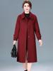 Women's Mid-length Cashmere Wool Coat - Double-Sided, High-End Autumn/Winter 2025 Fashion Outerwear