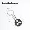 Car Dedicated KeyChain Ring Auto Logo Key Pendant Accessories For Mitsubishi Lancer Mirage ASX Lancer Ex Galant Attrage Xpander