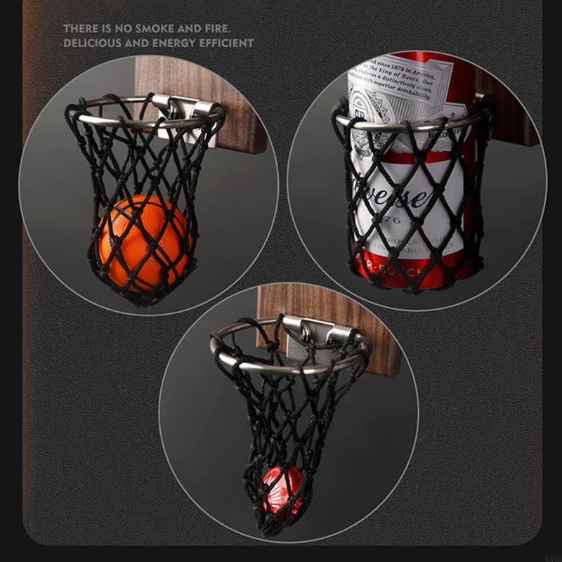KX4B Bottle Opener Cast Wall Mount Durable Net Catcher Durable for Creative desig