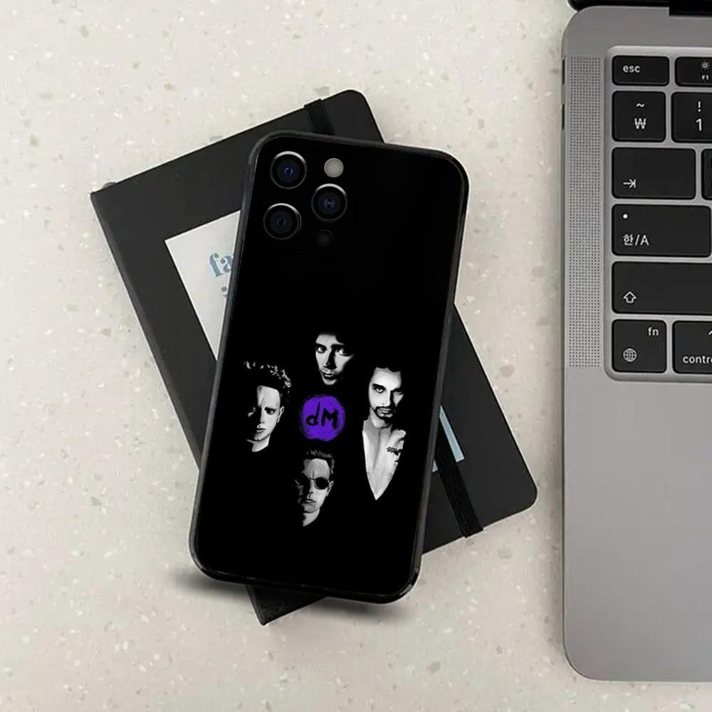 Чехол для телефона Rock-группы Depeche Mode Для Apple iPhone 15,14,13,12,11,Pro,X,XS,Max,XR,Plus,Mini Мягкий Черный Чехол