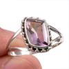 Ювелирное кольцо из чистого серебра 925 пробы с натуральным аметрином ручной работы, размер 9,5 T6f47