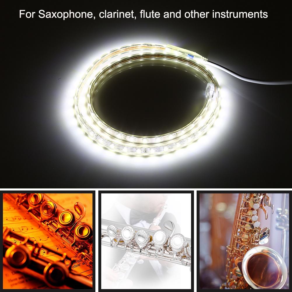LED Strip Light Leak Detection Tool for Saxophone Clarinet Flute Instrument Repair