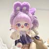 20cm Cute Purple Hair Cotton Doll Naked Doll Dress Up Cosplay Anime Figure Plushie Suit Stuffed Toy Girl Birthday Gift