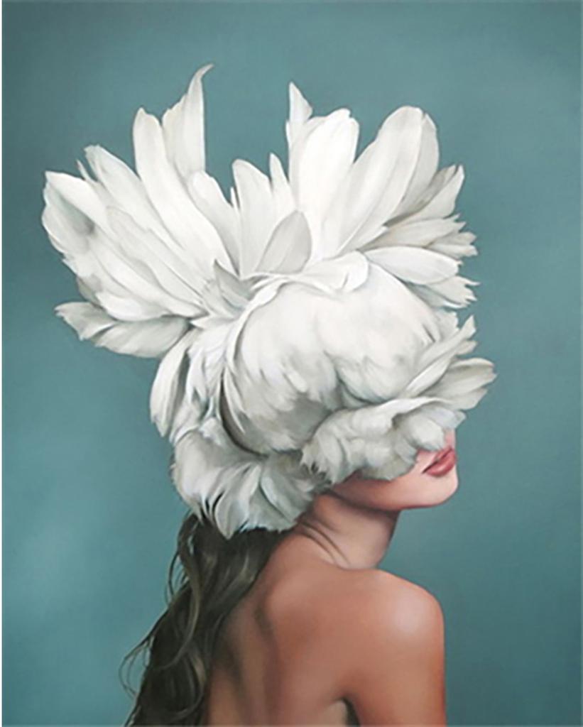 5D Diy Diamond Art Embroidery Girl Abstract Round Diamond Painting Mosaic Landscape Flower Home Decoration New Year Gift