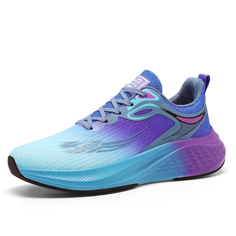 Новые кроссовки для бега с дышащей сетчатой поверхностью для молодых студентов, мужские, легкие, с мягкой подошвой, с защитой от запаха, с пружинящей подошвой