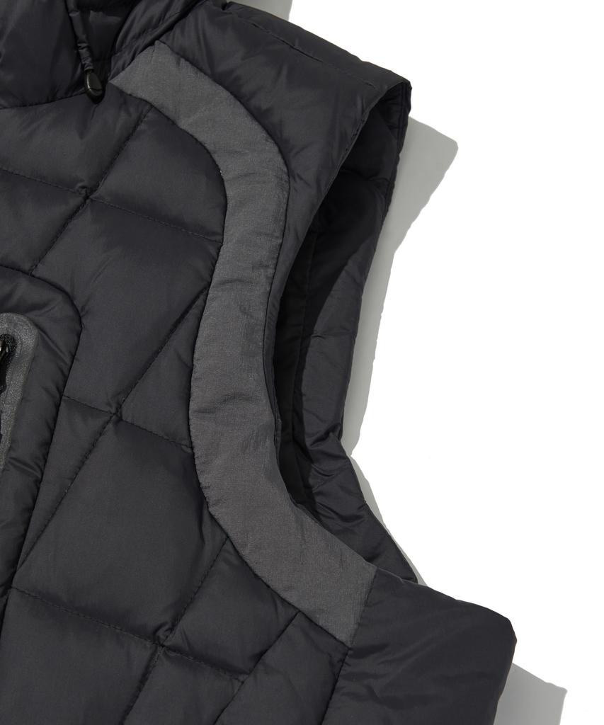Жилет Welter Experiment Shield Down Hood Vest_Черный_Wol047