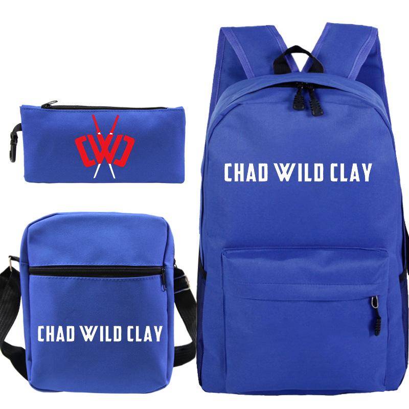 Популярный игровой мерч печатный рюкзак популярная студенческая сумка набор из трех предметов