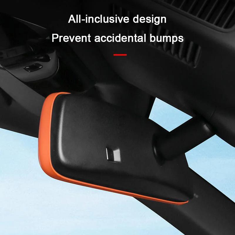For Ideal Li Lixiang L7 L8 L9,Car Interior Silicone Rearview Mirror Protective Case Trim Cover Decorative Auto Accessory
