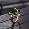 Классическое кольцо Lindon из медного сплава с цирконием, женские ювелирные изделия, свадебный подарок для вечеринки