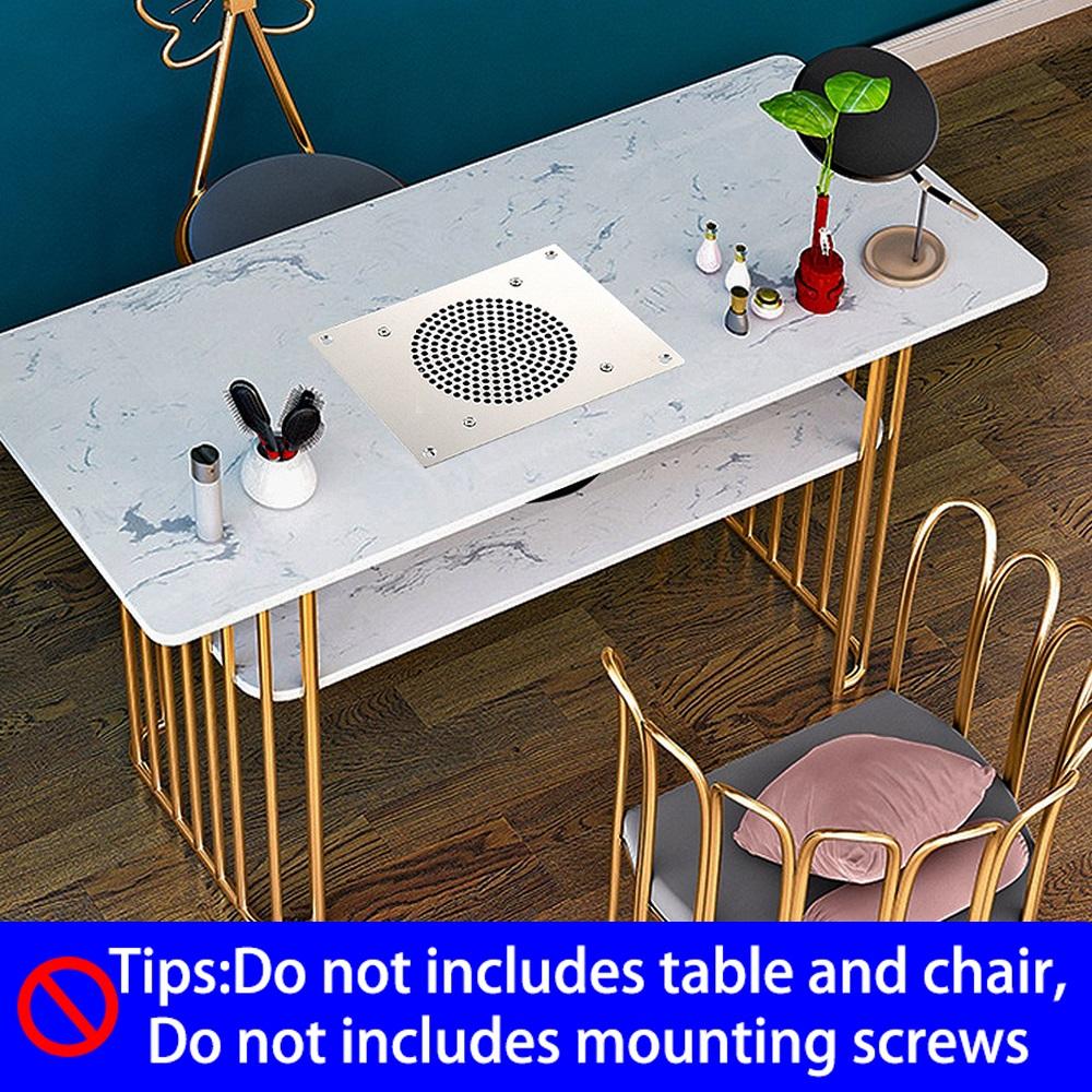 Встроенный стол для ногтей, пылесос для всасывания пыли, лак для ногтей, пылесборник, маникюрная машина, устройство для вакуумного удаления геля для ногтей