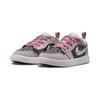 Детские кроссовки Air Jordan 1 Low ALT SE PS с цветочным принтом фиолетовый платиново-фиолетовый антрацит FJ3446-001