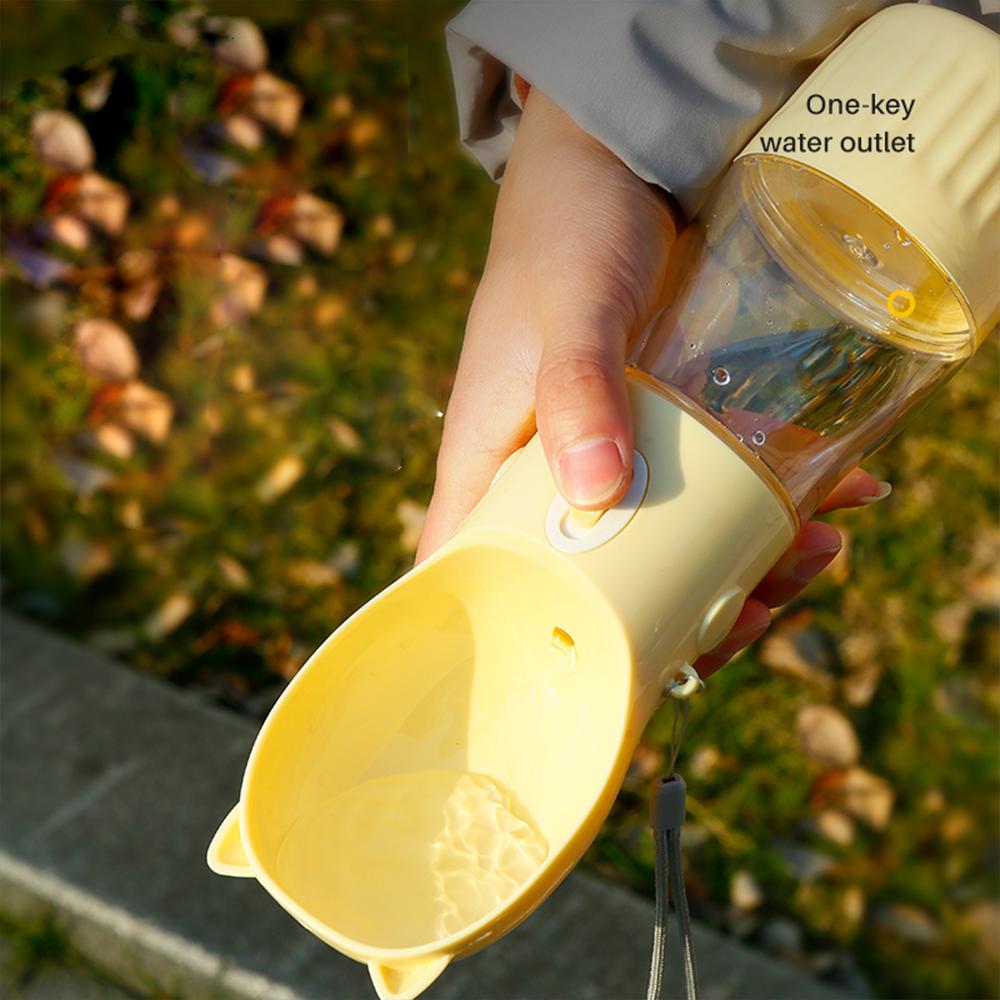 2in1 Dog Portable Water Bottle for Small Large Pet Cats Food Feeder Leak Proof Outdoor Travel Drink Bowl Puppy Chihuahua Supplie