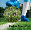 Custom Text Size 5 Soccer Ball, Standard Match Football For OutdoorFrankenstein's Monster
