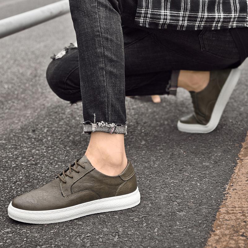 Кожаная обувь для мужчин, модельные туфли, офисные деловые туфли без шнуровки для мужчин, модные кроссовки, кожаная повседневная обувь