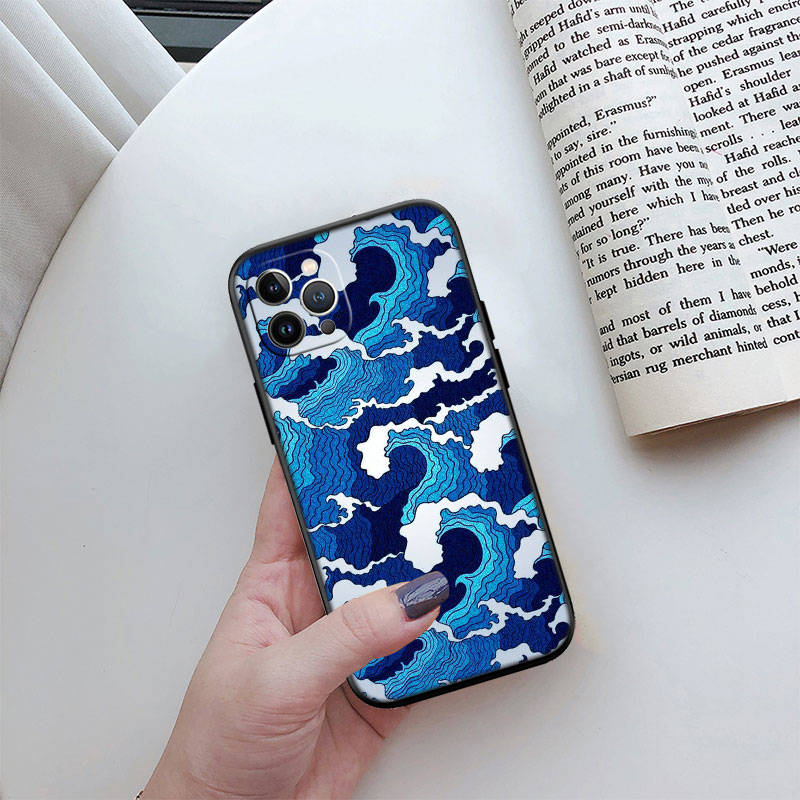 Чехол для телефона II6 Great Wave Off Kanagawa для Samsung A35 A25 A24 A15 A05S A05 M55 M35 M15 A06 A16 A02 A12 A13 A10 A20 A30 A22 A31 A32 A33 A41 A42 A50