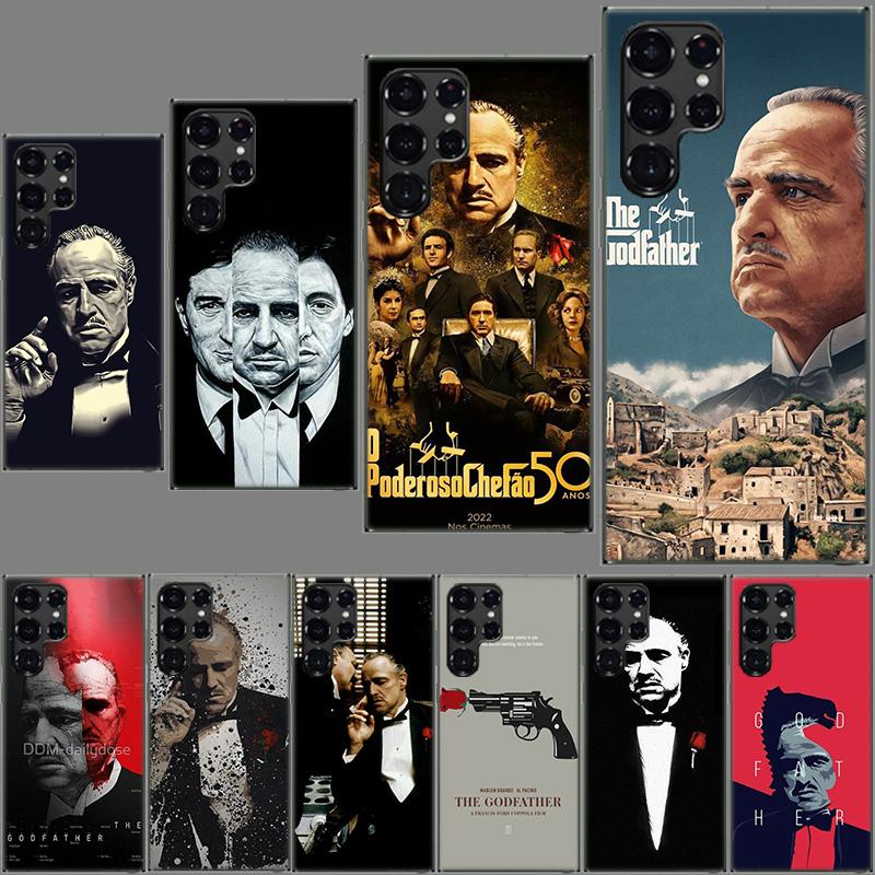 --Чехол для телефона Крестный отец для Samsung Galaxy S24 S23 S21 S20 FE S22 S26 Ultra S25 Edge S10 Plus Чехол Прозрачный ТПУ Чехол Оболочка Coqu