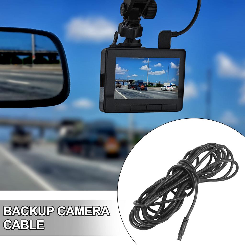 X AUTOHAUX Backup Camera Cable Extension Cable Dash Camera Cord Rear Camera 8Pin 6M