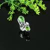 Peridot Handmade 925 Sterling Silver Jewelry Ring Size 7 M2y38