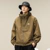 Японская модная куртка мужская свободная большого размера весенняя повседневная альпинистская куртка модная спортивная с капюшоном