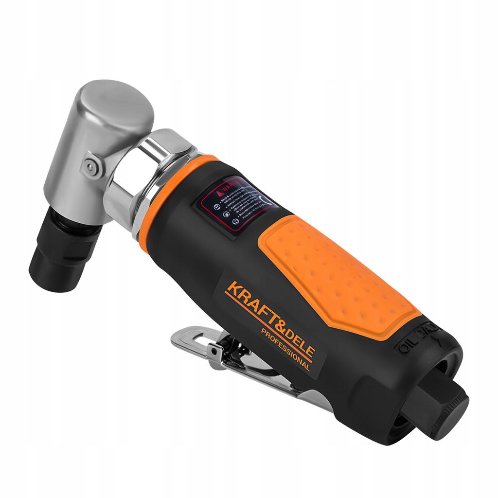 Pneumatic Angle Grinder 90 Psi 21,000 Rpm 5.25 Cfm Kraft&Dele