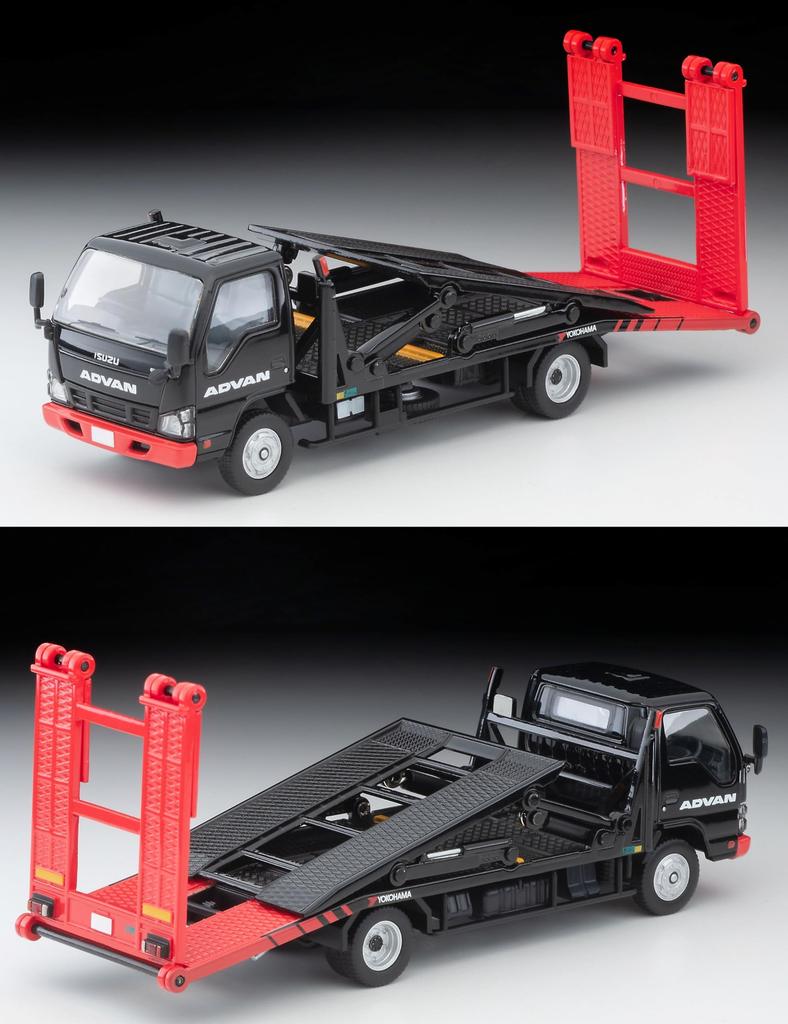 TOMYTEC Tomica Limited Vintage Neo 1/64 LV-N191b Isuzu Elf Hanamidai Automobile Safety Loader Big Wide ADVAN Finished Product