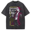 Japanese Anime ONE PIECE Graphic  Cotton Print TShirt Retro Washed Shortsleeved Top for Men Women YK Harajuku Tee
