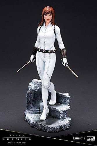 ARTFX PREMIER MARVEL UNIVERSE Черная Вдова Белый Костюм Издание Масштаб 1/10 ПВХ Предварительно Окрашенная Фигурка Легкой Сборки MK366