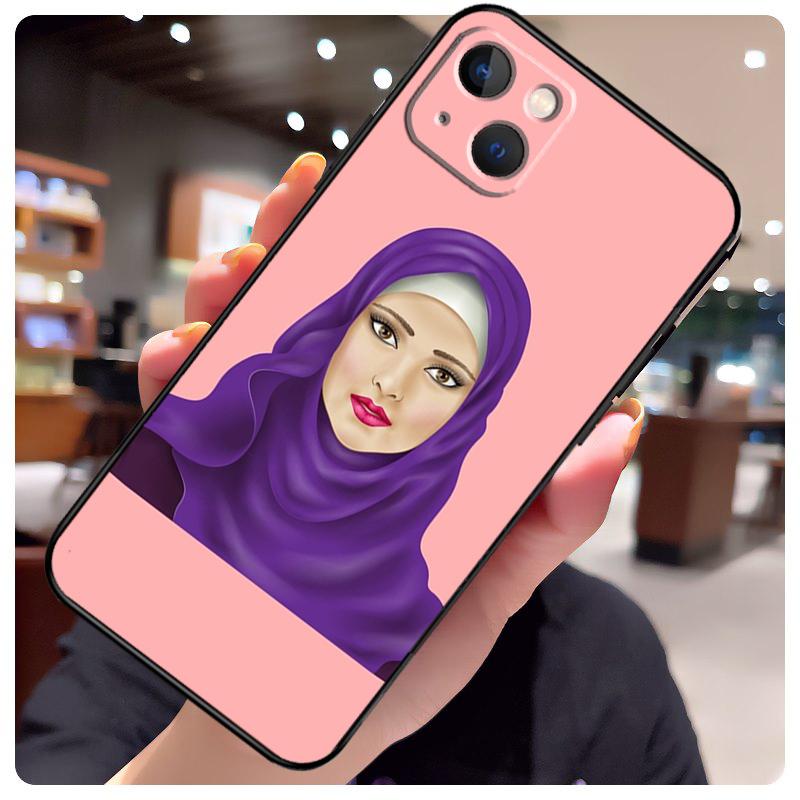 Мусульманский Исламский Арабский Хиджаб Девушка Чехол Для iPhone 17 Pro Max 15 14 13 11 12 16 Pro Max mini 15 16 Plus 16e 17 Air Чехол для Телефона