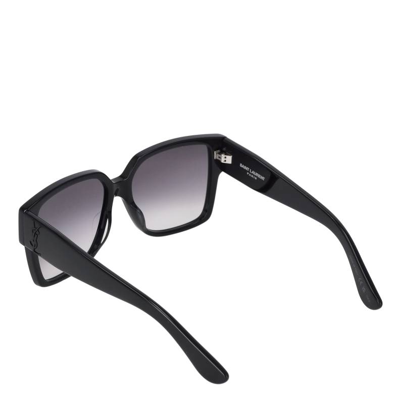 Saint Laurent Trendy Versatile Square Sunglasses Unisex sunglasses Black SLM9-002