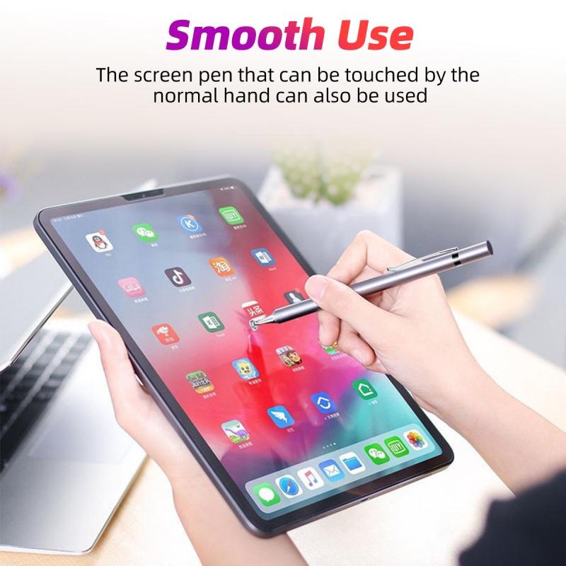 FONKEN 2 в 1 магнитно-емкостная пластиковая ручка стилус для планшета ручка с сенсорным экраном с крючком на присоске