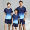 Unisex Badminton Shirt Shorts Set Kids Table Tennis Sports Wear Athletic Top Bottom