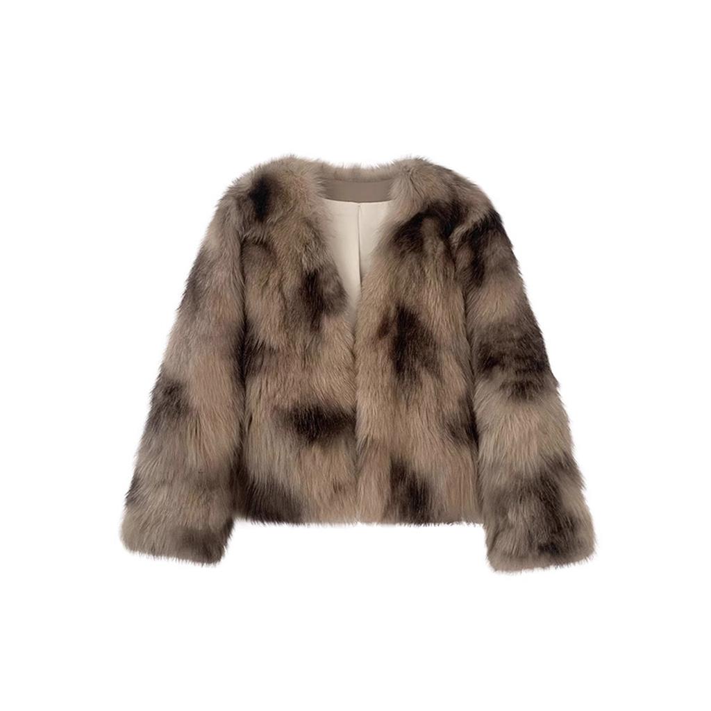 Popular Imitation Fox Fur Fur Fur Jacket Women'S Fluffy Young Imitation Plush Top