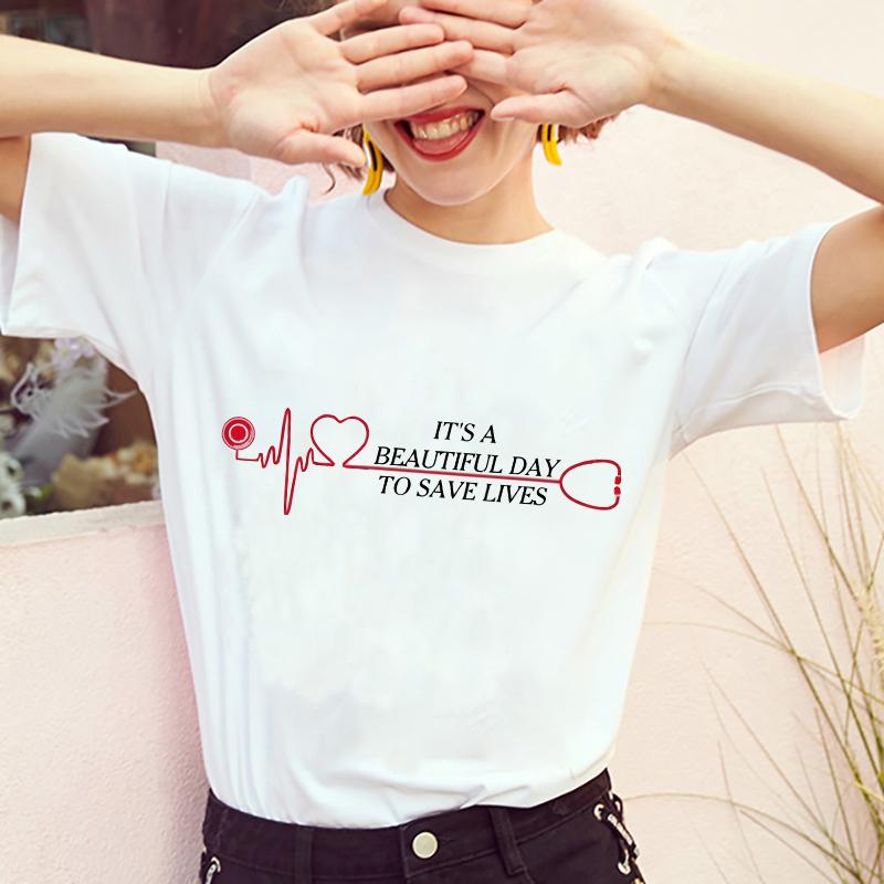 Летние футболки 2024 Женские Анатомия Грея Ты мой человек Графические женские футболки Кавайные топы Корейская мода Y2k футболка Белый топ