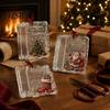 Holiday Money Gift Ideas 3 Pcs Christmas Cash Ornament, Acrylic Holder for Cash, Clear Tree Ornaments Xmas Hanging Decoration, Gifts Stocking Stuffer,