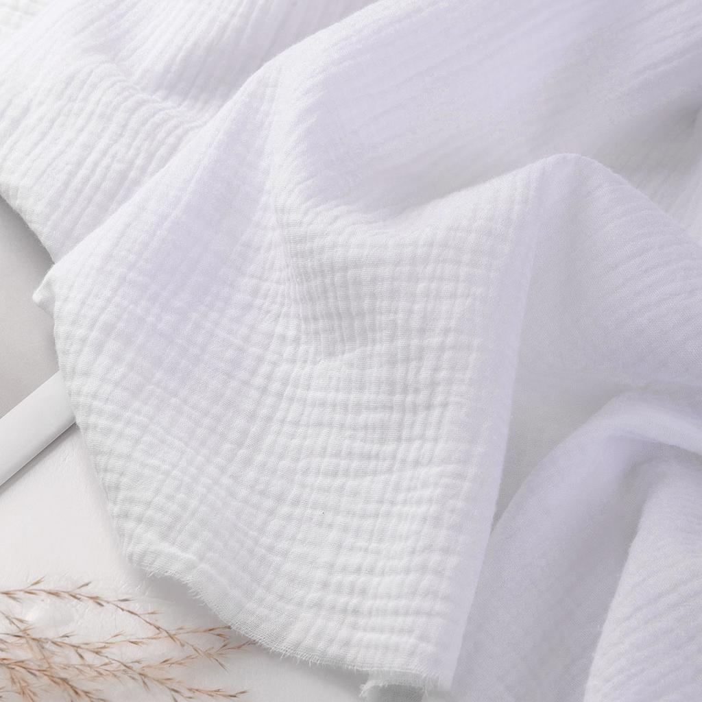 Двухслойная марлевая ткань 100% хлопок креп швейная ткань мягкая для шитья своими руками детское платье летняя одежда банное полотенце салфетка