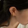 Trendy French Geometric Girls Women Ear Cuff Irregular Ear Clip Clip Earrings Fashion Jewelry