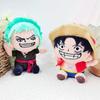 Аниме Фигурки One Piece Зоро Луффи Чоппер Плюшевые Игрушки Милые Мультяшные Плюшевые Игрушки Набивные Куклы Брелок Детские Рождественские Подарки
