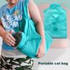 Кошачья сумка-переноска, сумка-фиксатор для кошек, подрезка когтей, введение лекарств, антицарапающая сумка для ухода за домашними животными, сумка-тоут для кошек весом 10-15 фунтов