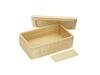 Beech Hollowed Out Long Angle Lunch Box with Band AM-MJ483