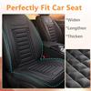 1/2 шт. Зимний чехол для сиденья автомобиля с подогревом 12 В, подогрев, подушка для сиденья автомобиля, универсальный защитный чехол для сиденья автомобиля, набор подушек
