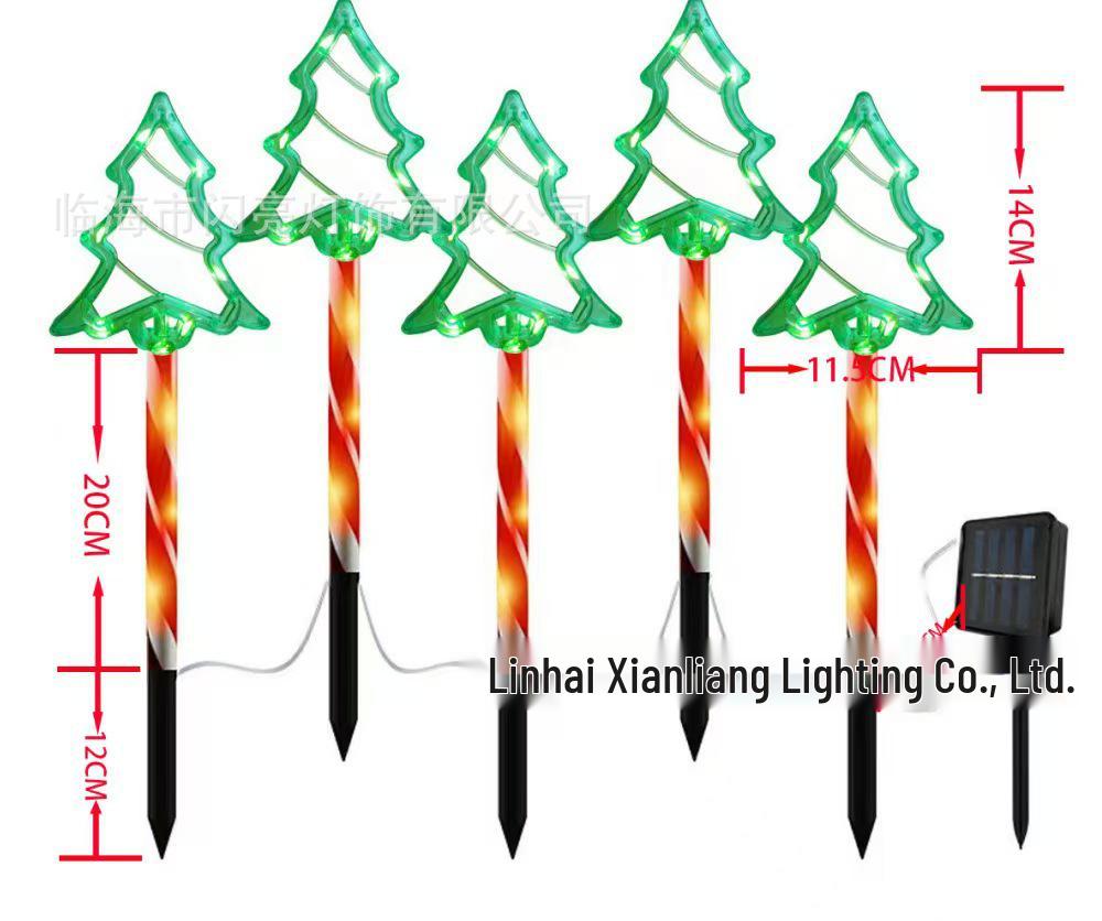 2025 Солнечные Рождественские Санта и Снеговик Светящиеся Гирлянды для Наружного Декора