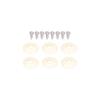 Silver Machine Heads 3R 3L Guitar Locking Tuners Guitar Tuning Pegs  For Acoustic Guitar