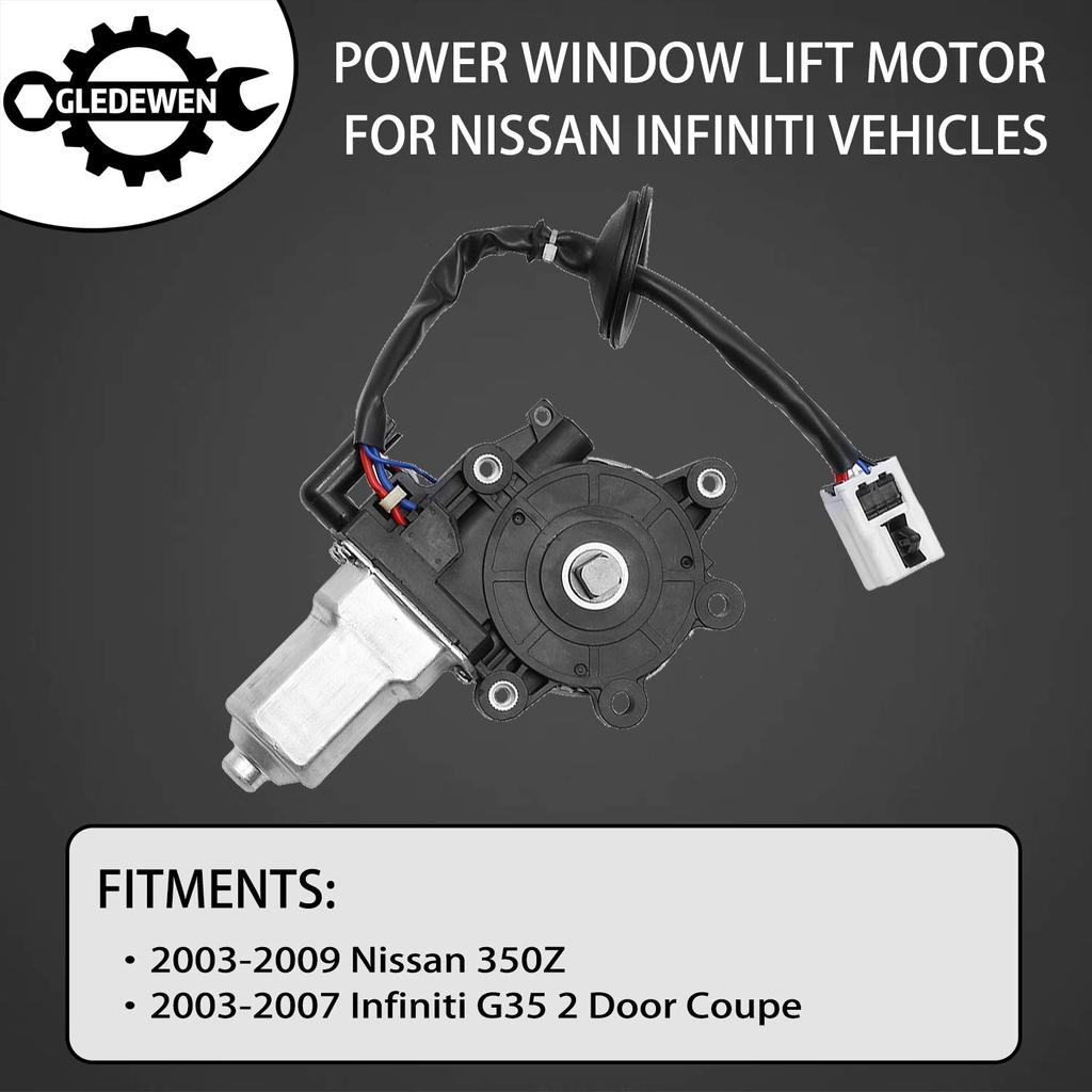 Мотор стеклоподъемника передний правый пассажирский | для 2003-2009 Nissan 350Z 2003-2007 Infiniti G35 2-дверное купе | Замена# 80730-CD00A,