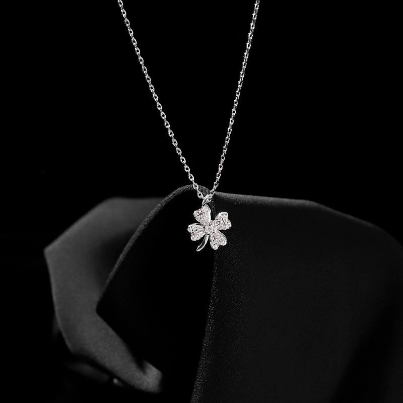 Европа и Соединенные Штаты Ретро Ожерелье Четырехлистный Клевер Личность С Тенденцией Ключицы Цепи Высококачественные Роскошные Женские Ожерелья