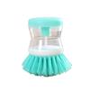 2024 Kitchen Wash Pot Dish Brush Washing Utensils With Washing Up Liquid Soap Dispenser Household Cleaning Accessories