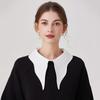 White Detachable Shawl Collars False Lapel Half Shirt Blouse False Collar Accessories Elegant Sweater Dress Decoration Collars
